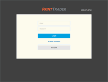 Tablet Screenshot of printtrader.com